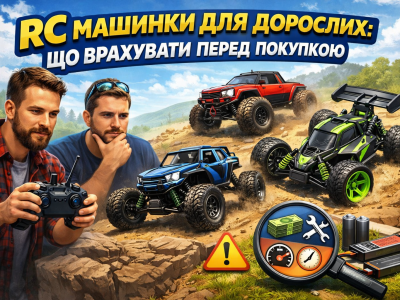 RC машинки для дорослих: що врахувати перед покупкою