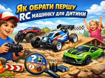 Як обрати першу RC машинку для дитини