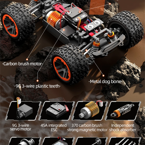 Машинка на радіокеруванні позашляховик ZLL SG201 PRO 1:20 4WD до 40 км/год