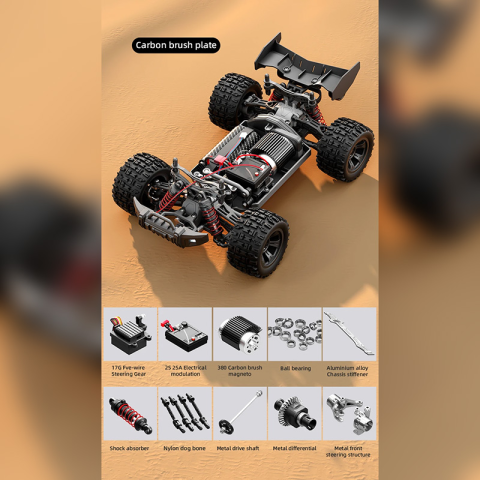 Радіокерована машинка ZLL SG118 PRO 1:18 4WD 40 км/год до 25 хв, RC баггі