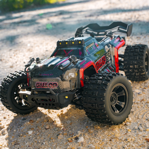 Машинка на радіокеруванні монстр-трак LH-18108 PRO 1:18 4WD до 50 км/год, LED-підсвітка, червона