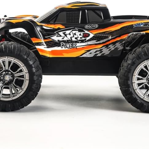 Машинка на радіокеруванні монстр-трак HOSHI N416 1:16 4WD до 40 км/год, 2 АКБ, помаранчева