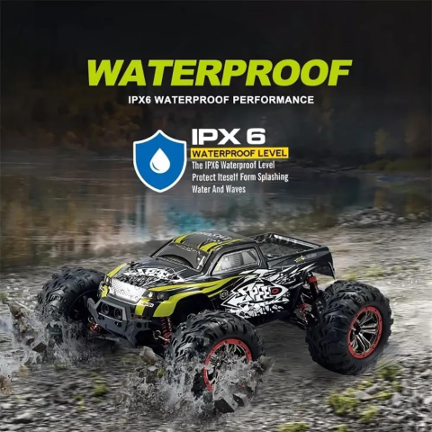 Машинка на радіокеруванні монстр-трак HOSHI N516 1:10 4WD до 50 км/год, зелена