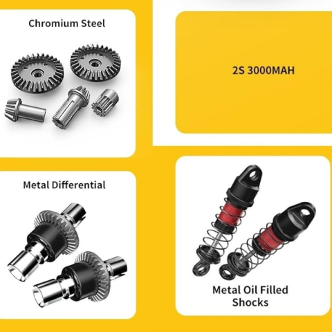 Машинка на радіокеруванні монстр-трак MJX Hyper Go 14207 1:14 4WD до 55 км/год