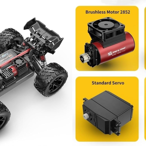 Машинка на радіокеруванні монстр-трак MJX Hyper Go 14207 1:14 4WD до 55 км/год
